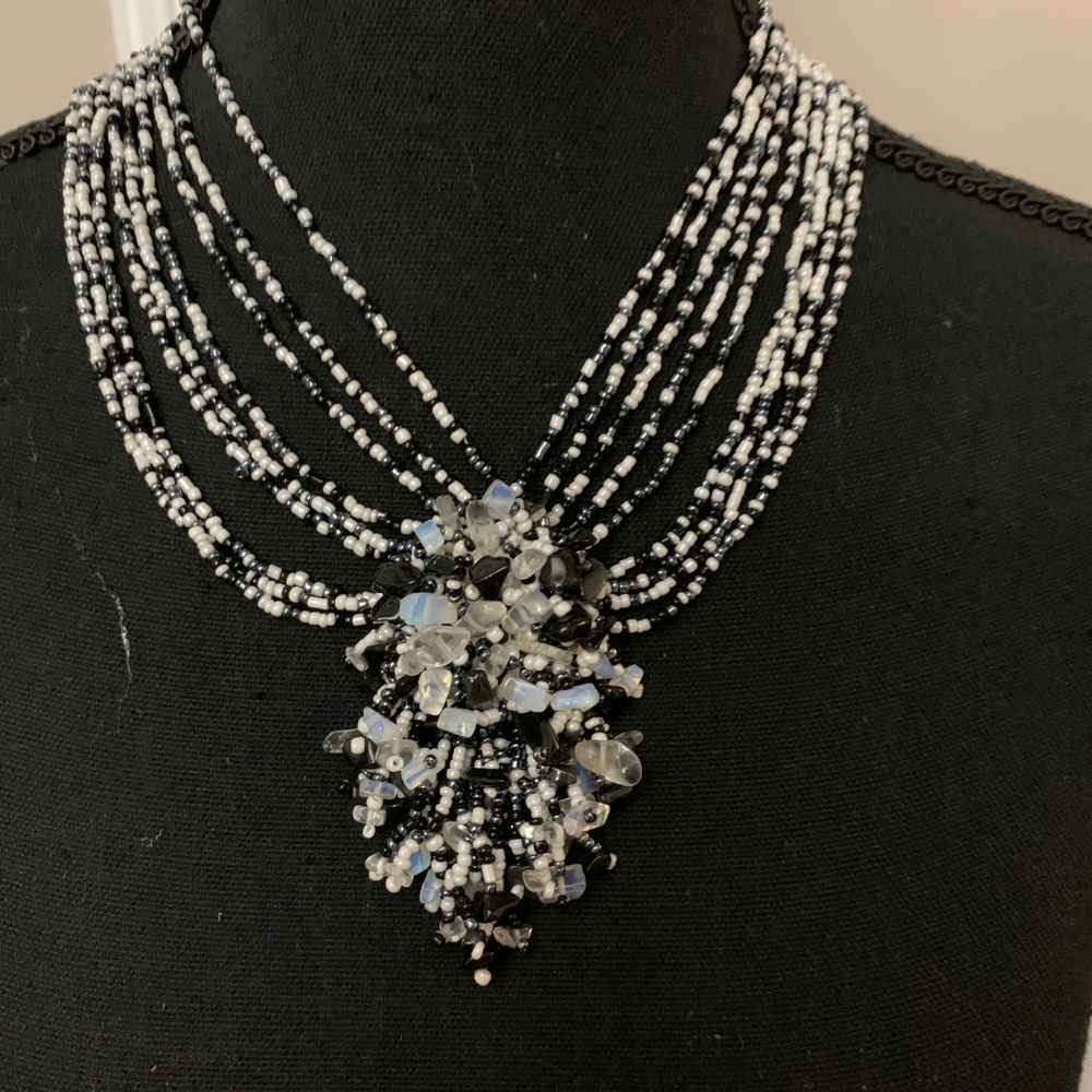 Haute Couture Beaded Necklace